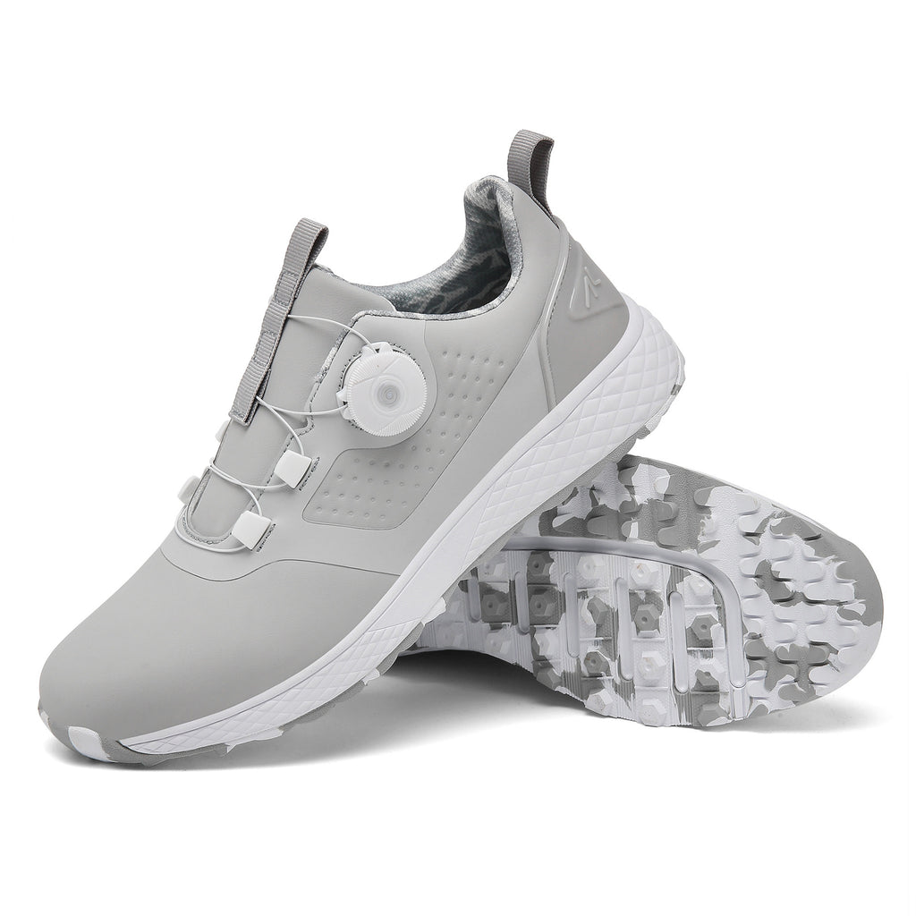 Professional Casual Unisex Golf Shoes with Rotating Button Spikes