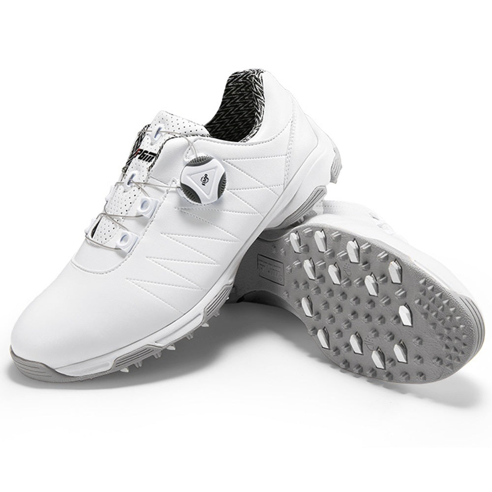 Women's Golf Shoes Anti-Slip Waterproof Auto-Rotating Laces
