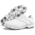 Women's Casual Business Brogue Leather Golf Shoes